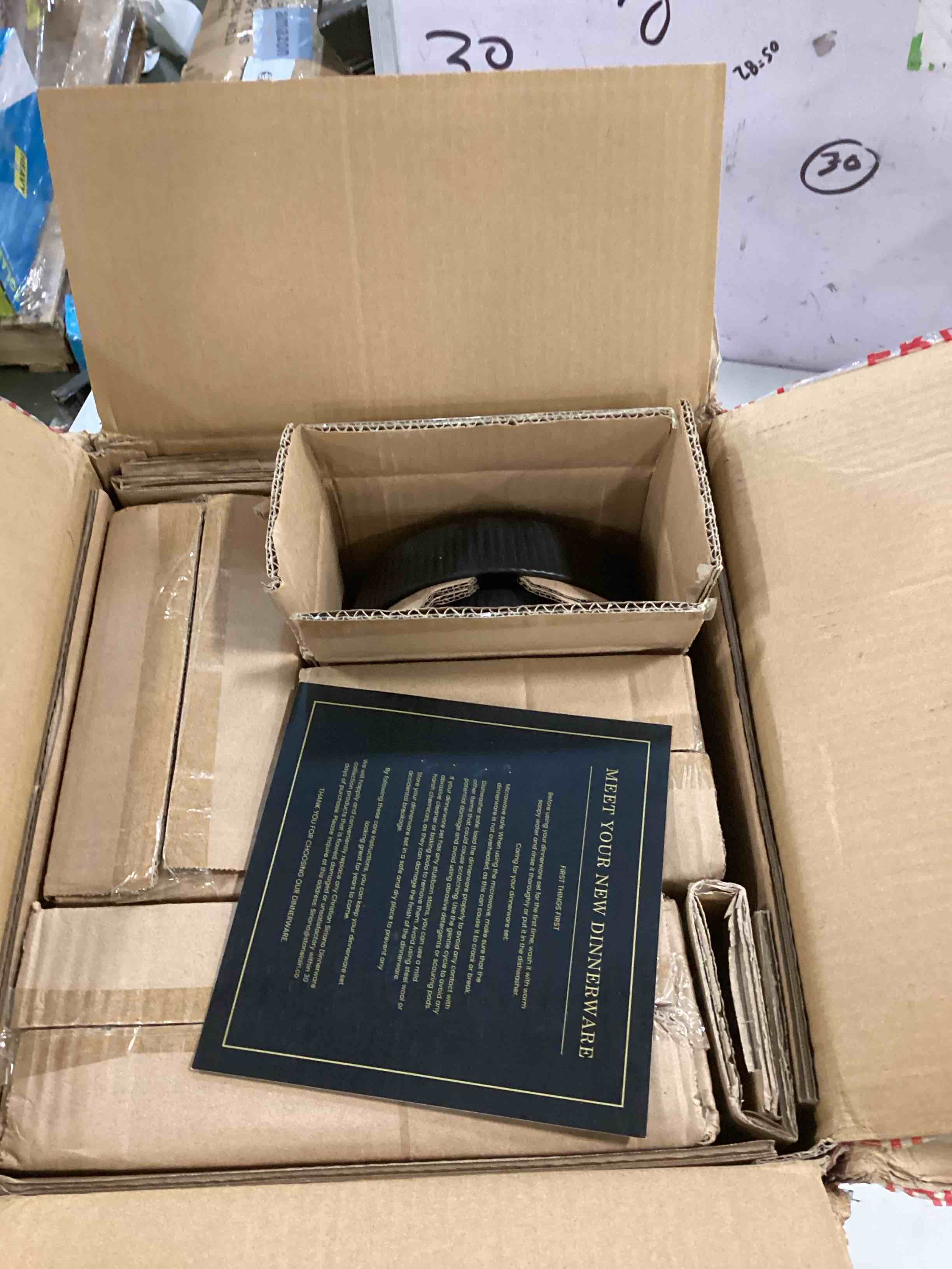 Stone Lain Laro Stoneware Dinnerware Set, 24-Piece - Service for 8, Black 24-Piece - Service for 8 Black