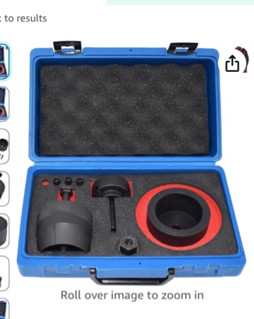 Yuesstloo Crankshaft Front Oil Seal Installer & Removal Kit, Compatible With BMW N40 N42 N45 N46 N52 N53 N54, With Carrying Case & Gloves