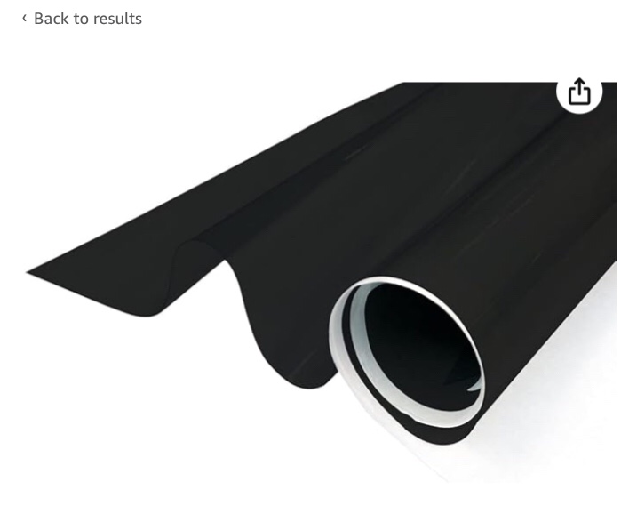 Greenfilm Static Cling Window Tint, 50% for Home and Automotive Use, Easy DIY Non-Adhesive Light Gray Window Tinting Film, Blocks 58% Light, 84% UV, 38% IR, Glare and Heat-Reducing Film (36" x 82")