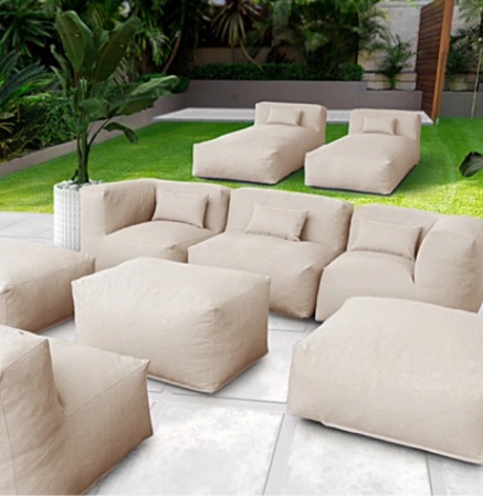 Khadijia 6 - Person Outdoor Seating Group with Cushions