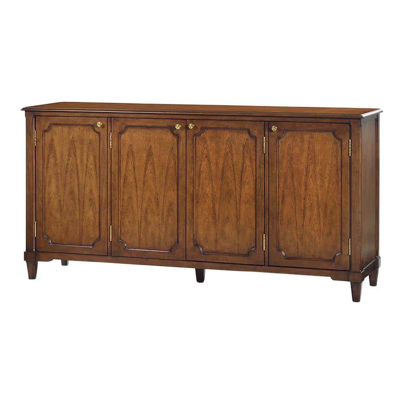 Modern Walnut Finish Buffet