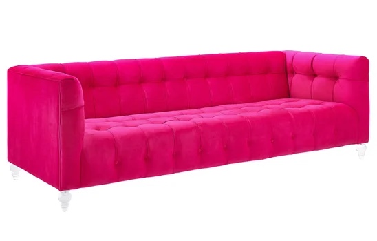 ((Incomplete))Doyon 90.55'' Velvet Sofa