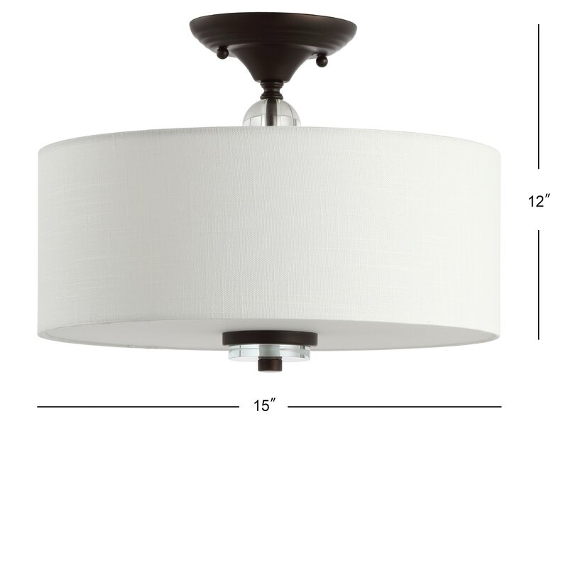 Winterton 2 - Light 15" Semi Flush Mount