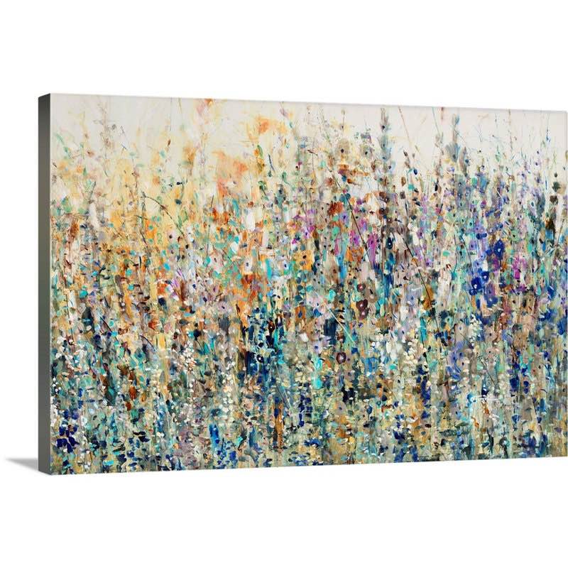 'Thicket Wildflowers' Painting on Canvas