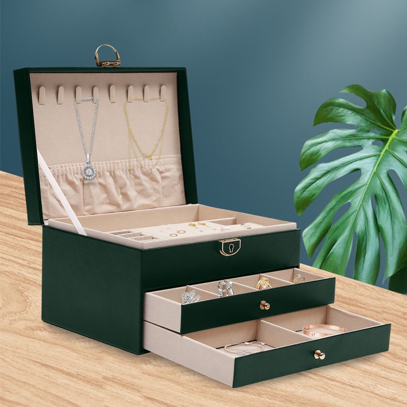 3-layer Jewelry Watch Organizer Box