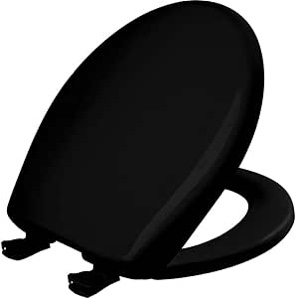 Bemis 200SLOWT 047 Toilet Seat, Round, Black
