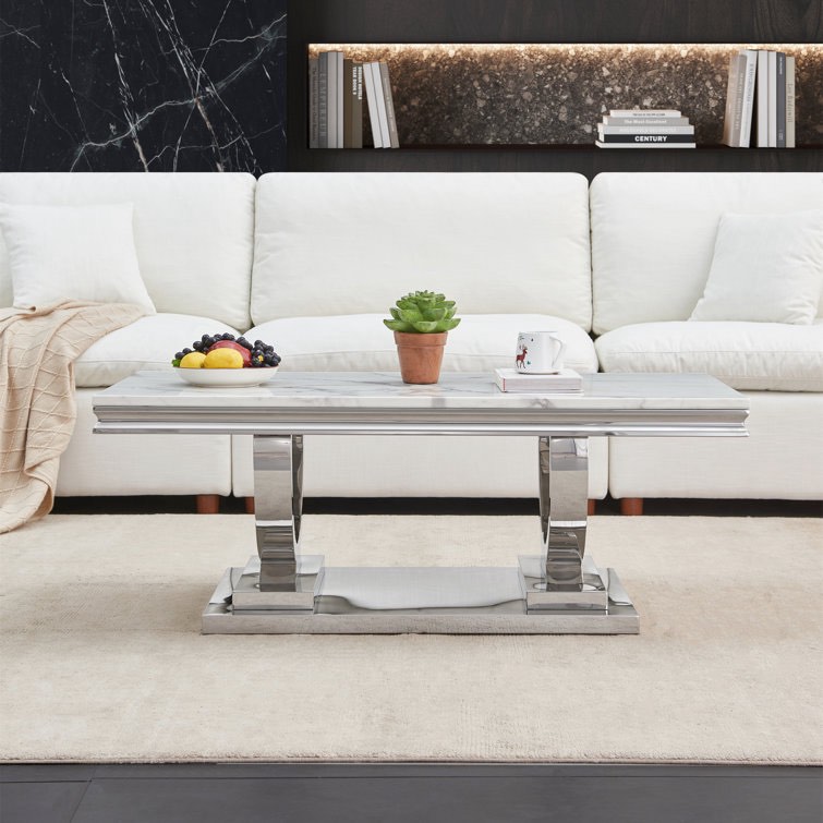 Skailar Pedestal Coffee Table