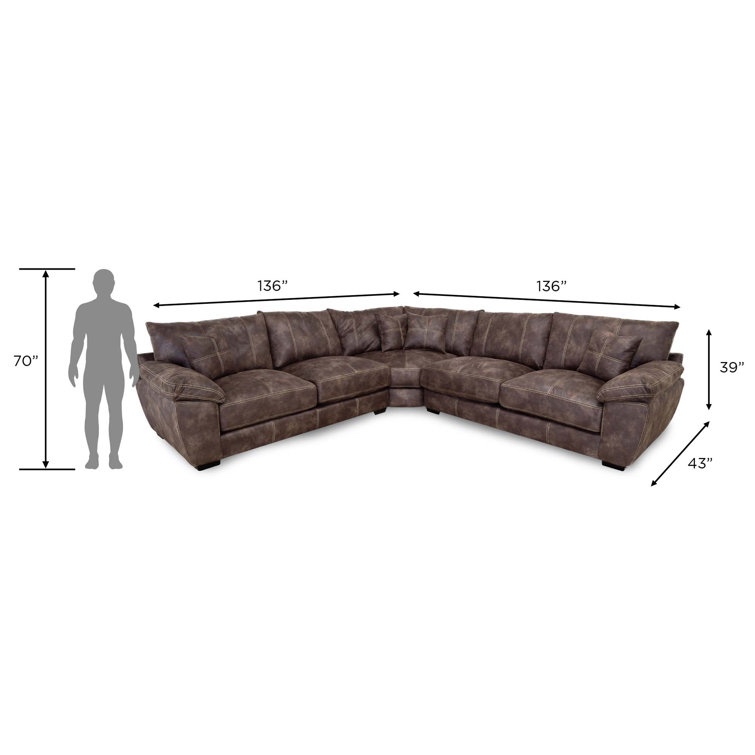 Keyva 3 - Piece Upholstered Sectional
