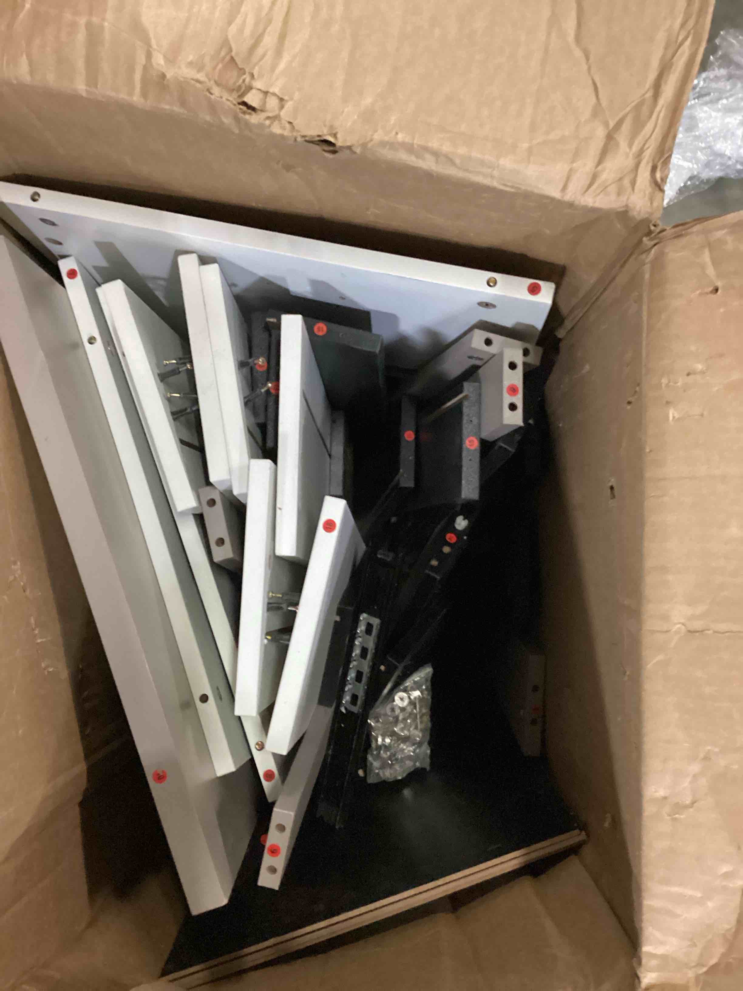 (similar)Amaly Modern Home Office Expandable Dresser Desk Combo with