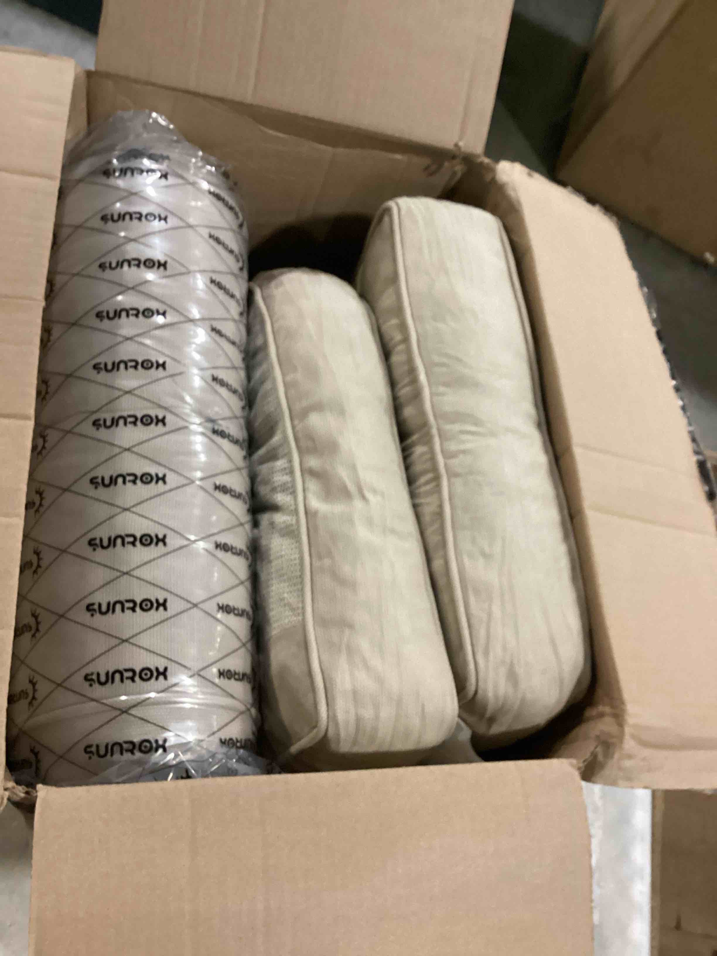 SUNROX LokGrip Non Slip Gel Memory Foam Chair Cushions for Tailbone