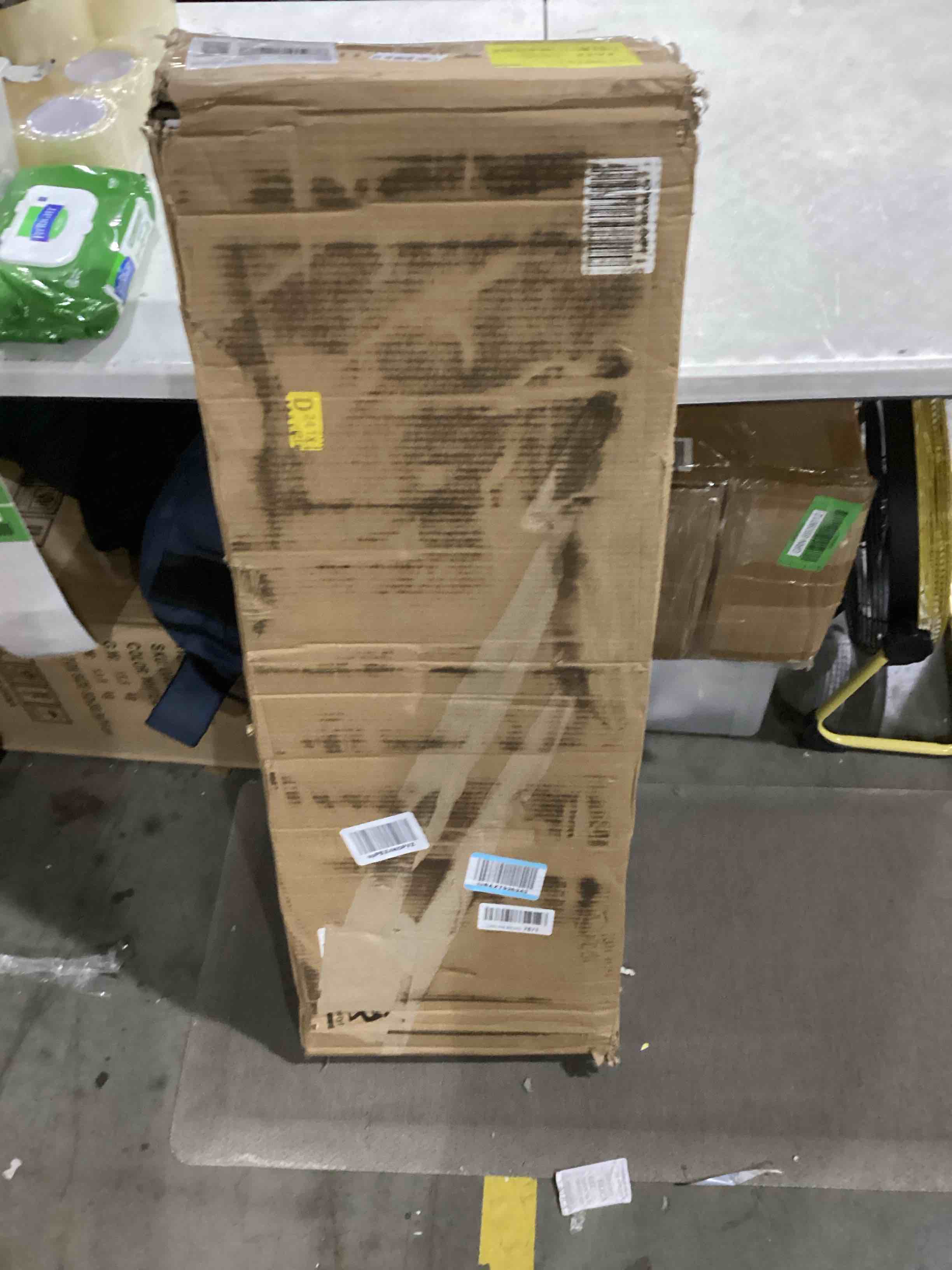 VIKIZUES Console Table with Power Outlets & USB Ports, 70" Narrow Sofa