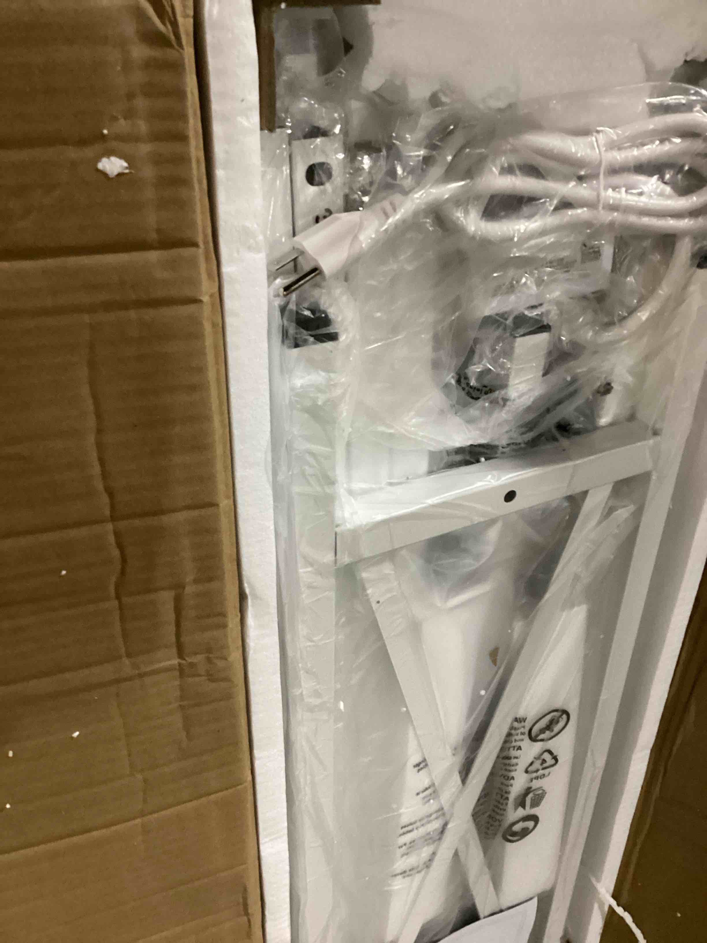 VIKIZUES Console Table with Power Outlets & USB Ports, 70" Narrow Sofa