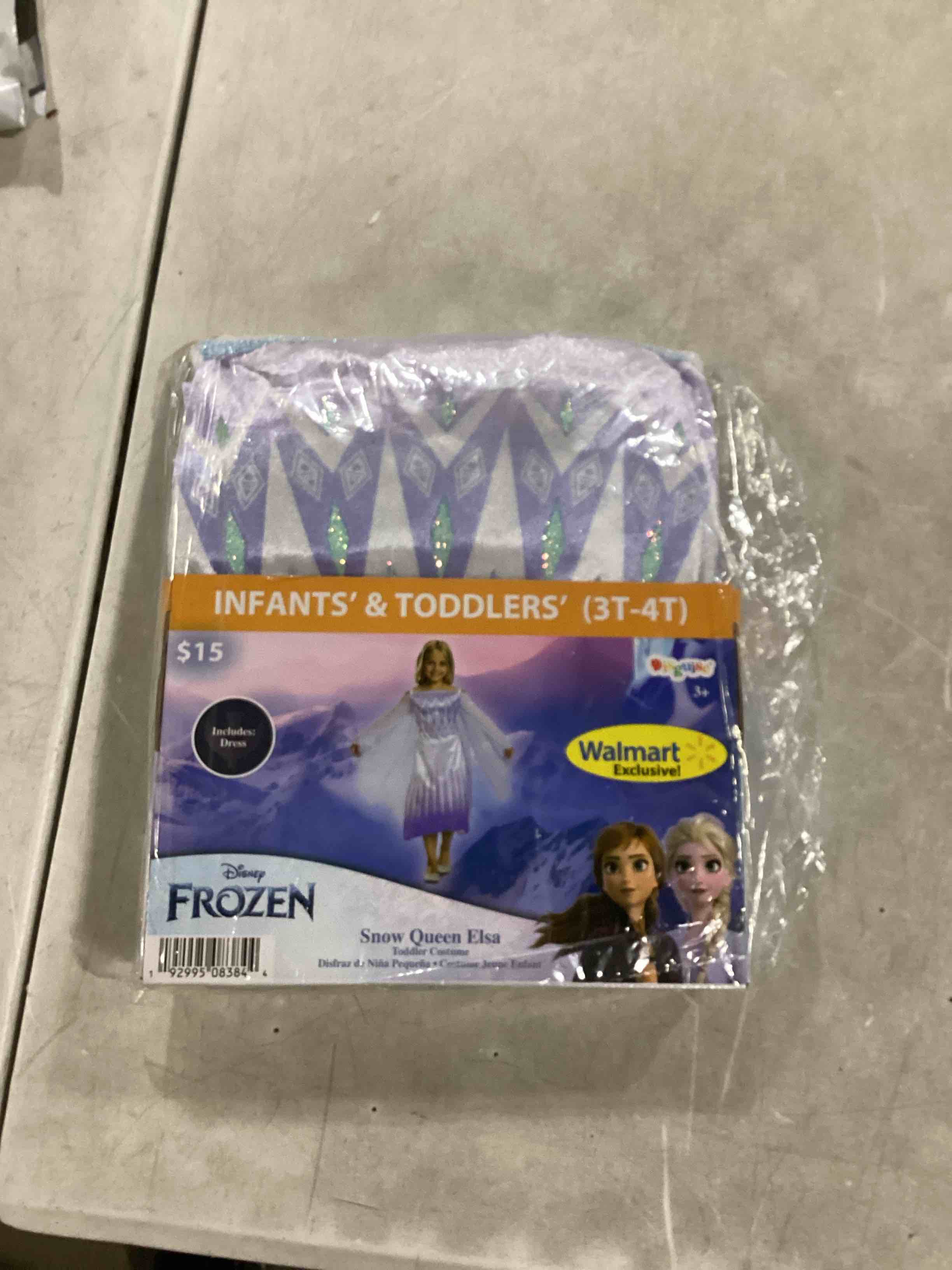 ( Size 3T 4T ) Disguise Frozen Snow Queen Elsa Deluxe Kids Costume