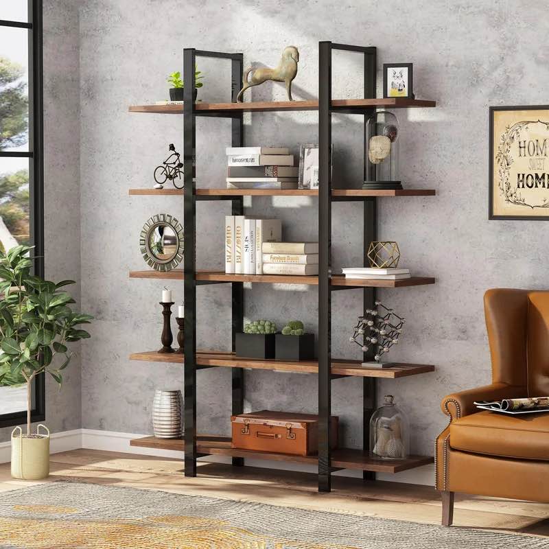 Melia 70” H x 47.24” W Etagere Bookcase Melia Etagere Bookcase