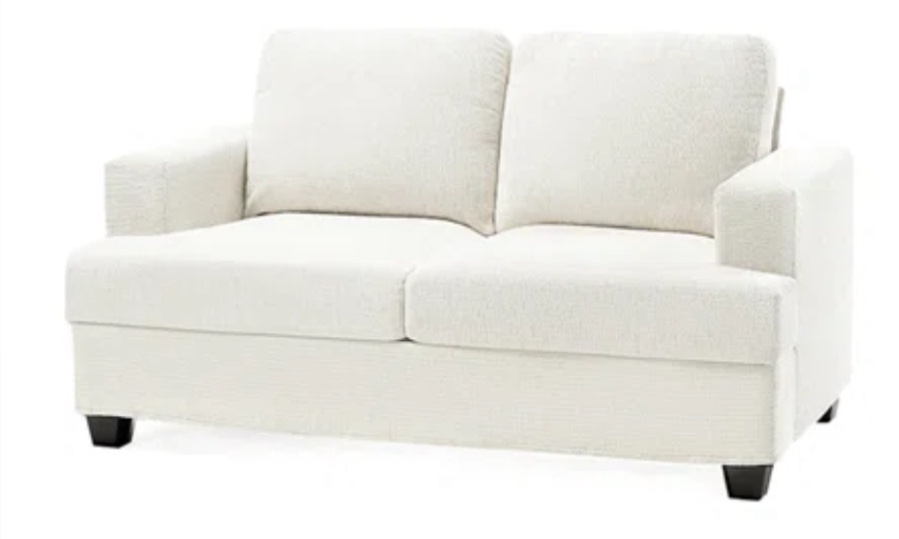 ( Incomplete ) Berlinde Modern Couches With Storage Ottomans, 2 Piece Set, 3 Seater And Loveseat Comfy Couches For Living Room, Bedroom And Office (