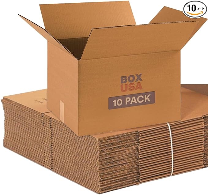 18 x 14 x 12" Corrugated Boxes pack 10