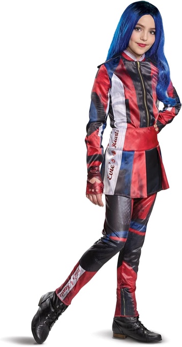 Disguise Disney Evie Descendants 3 Classic Girls' Costume, Red