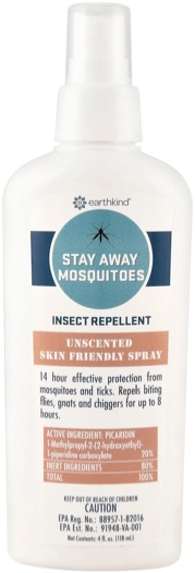 Earth Kind 360498 4 oz Stay Away Mosquito Repellent
