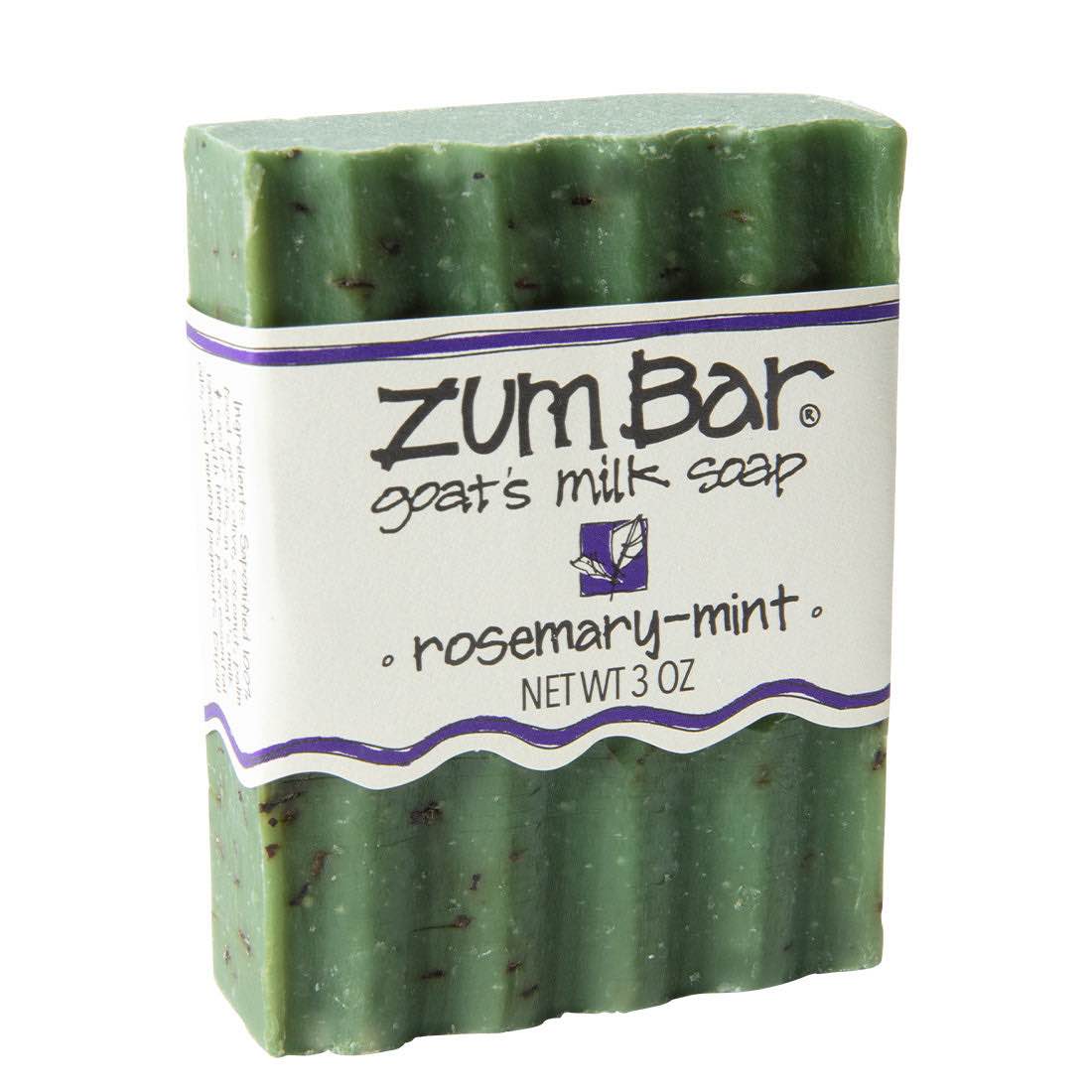 ROSEMARY-MINT ZUM BAR GOAT'S MILK SOAP 3 Pack