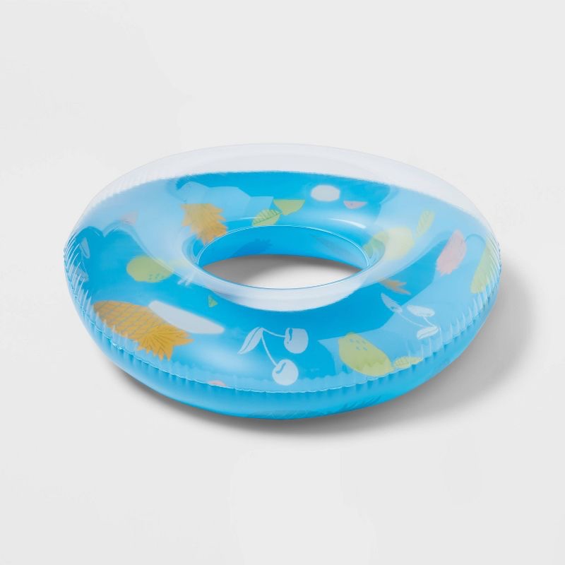 36" Inflatable Fruit Design Swim Tube - Sun Squad™ (2 pack)