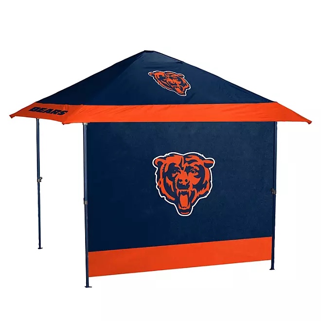 Logo Brands Officially Licensed NFL Pagoda Tent Canopy. Chicago Bears. 