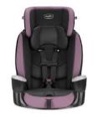 evenflo 1st Grand 2-in-1 Booster Car Seat, Forward-Facing with Harness, 30-65 pounds and Belt-Positioning Booster, 40-120 pounds, black and purple 