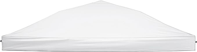 Replacement Canopy Top, 10' x 10' Pop-Up Canopy Top Cover for Canopy Straight Leg Tent Top Cover (1pc Top Cloth Only) White