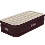 Bestway Maroon 20" Twin Air Mattress with Built-in Pump