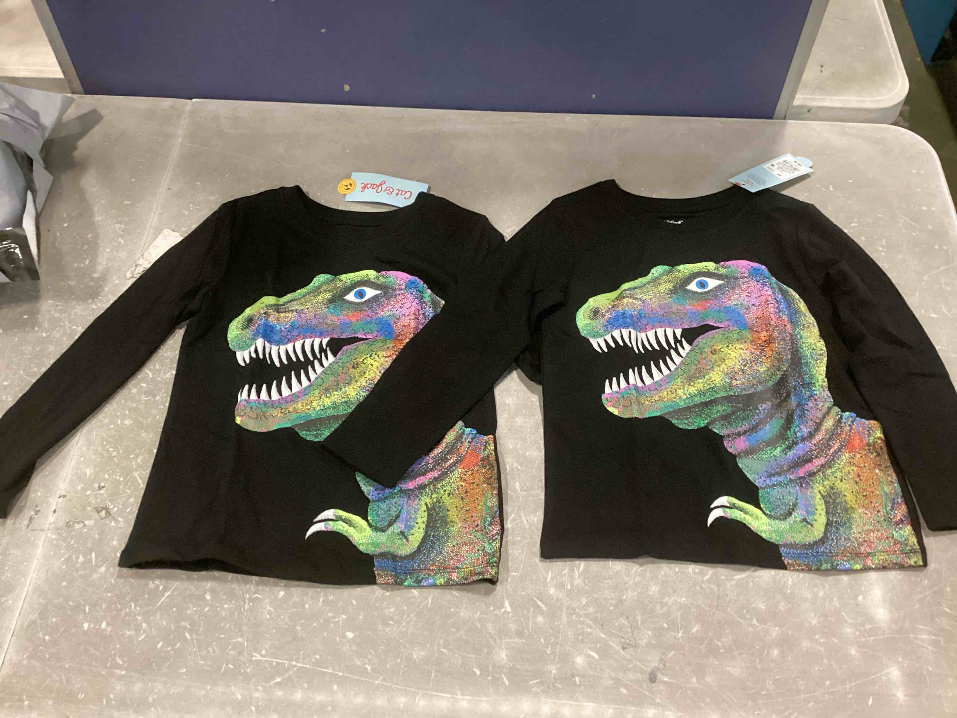 The Children’s Place Toddler Boys’ Long Sleeve Multicolor Printed T-Shirt, (Size 5T, )  (Pack of 2)