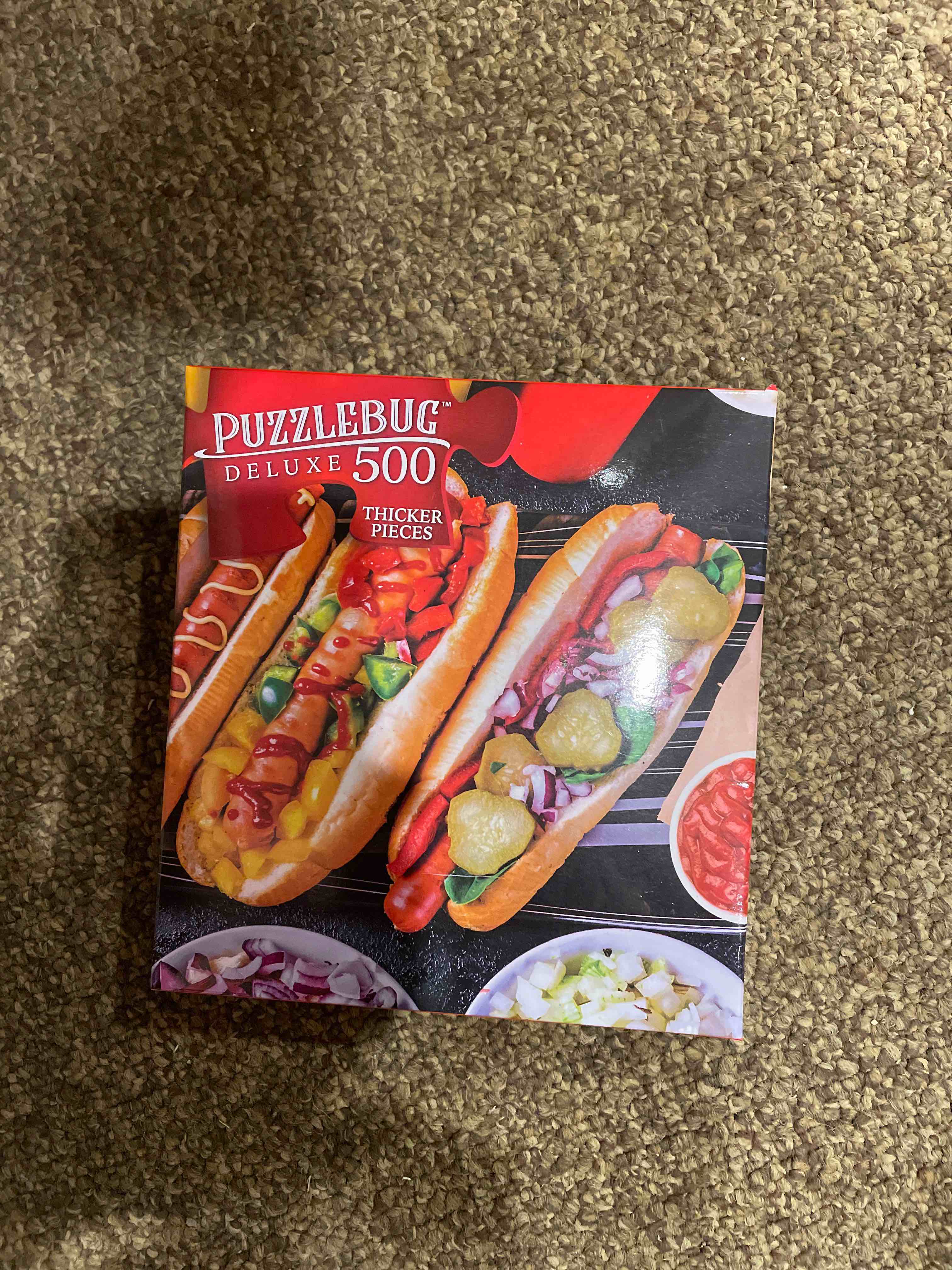 Cra-Z-Art Puzzlebug Deluxe 500 Pc Jigsaw Puzzle Hot Dog Station