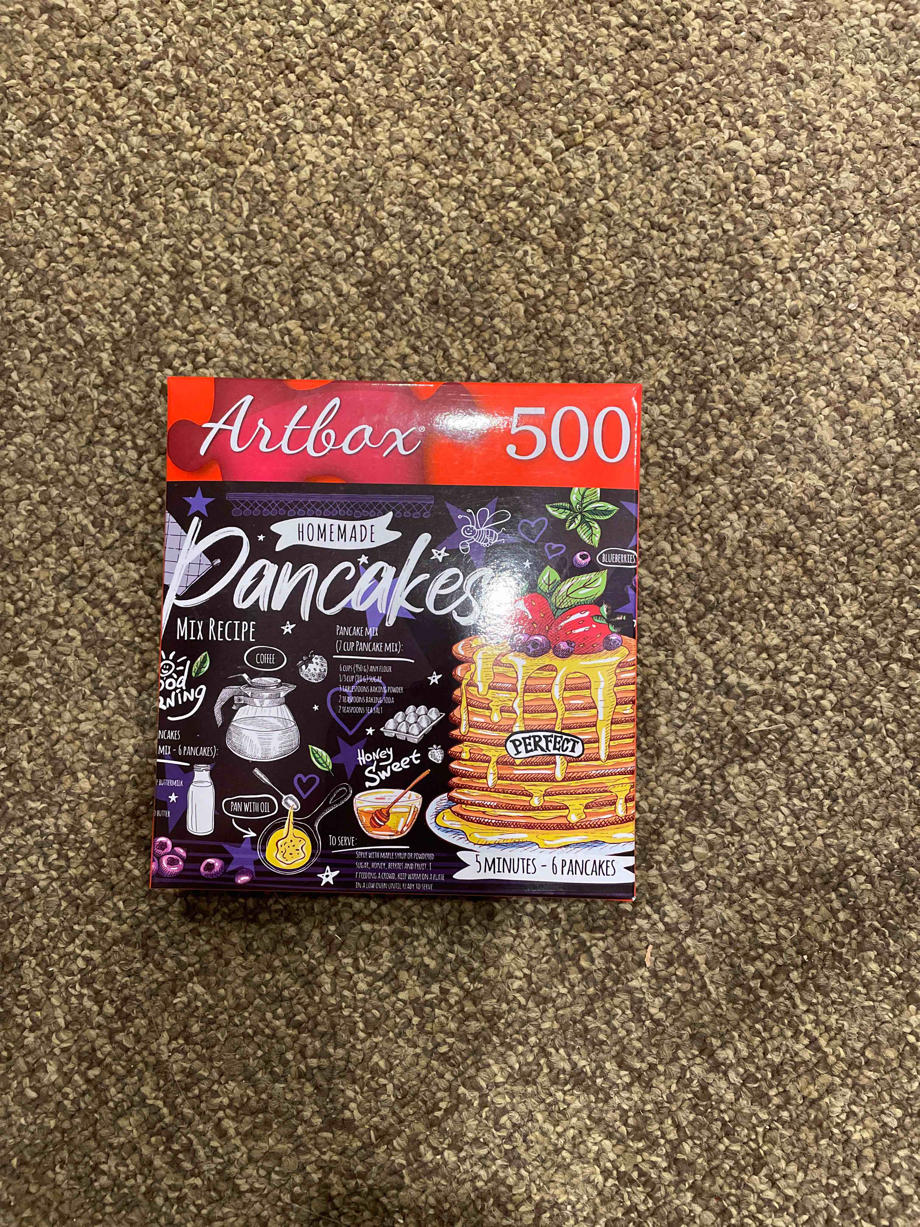 Cra-Z-Art Puzzlebug Deluxe 500 Pc Jigsaw Puzzle Homemade Hotcakes