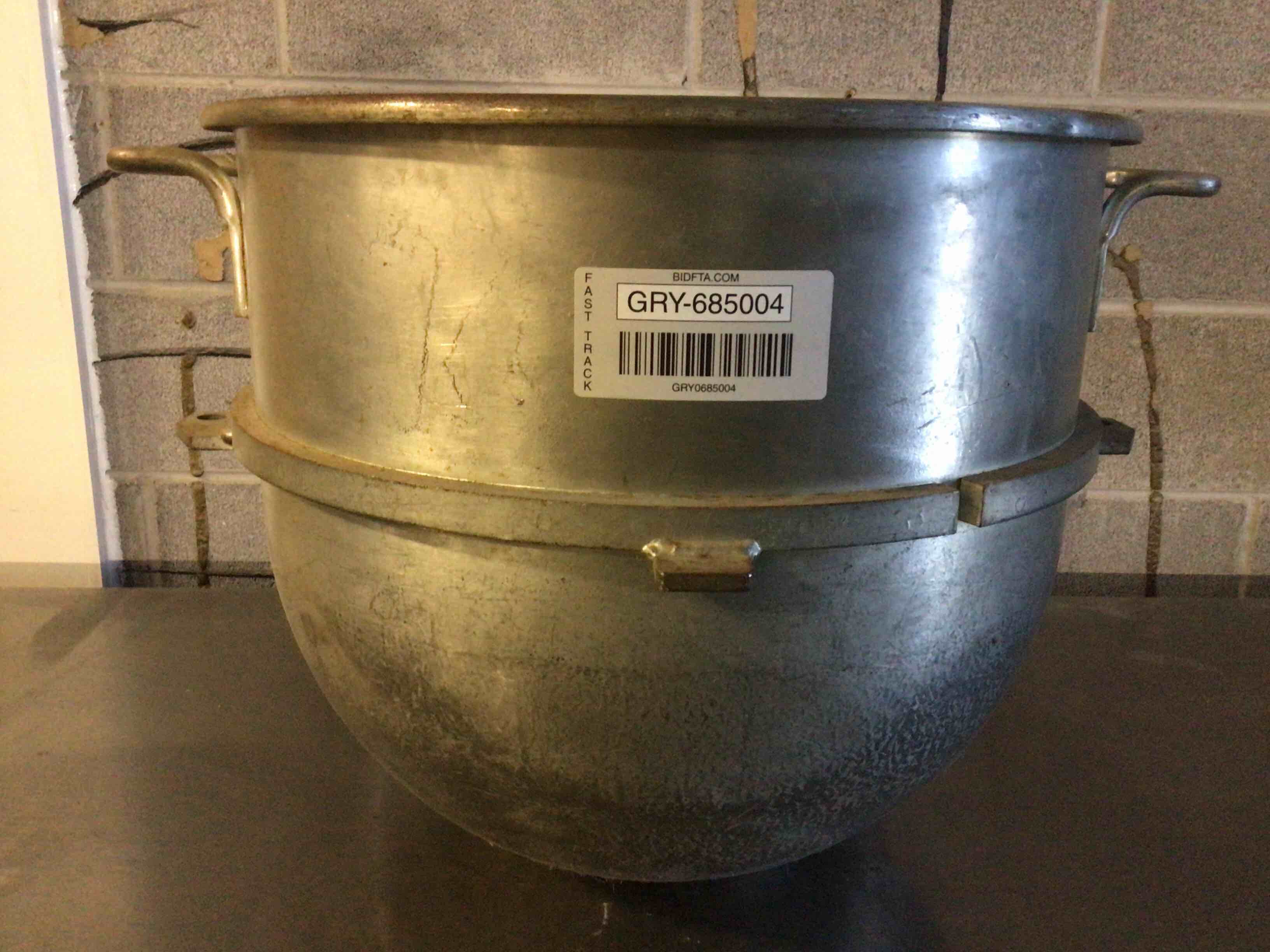 Hobart D60 60 Qt Mixing Bowl for Hobart A600 Commercial Mixer