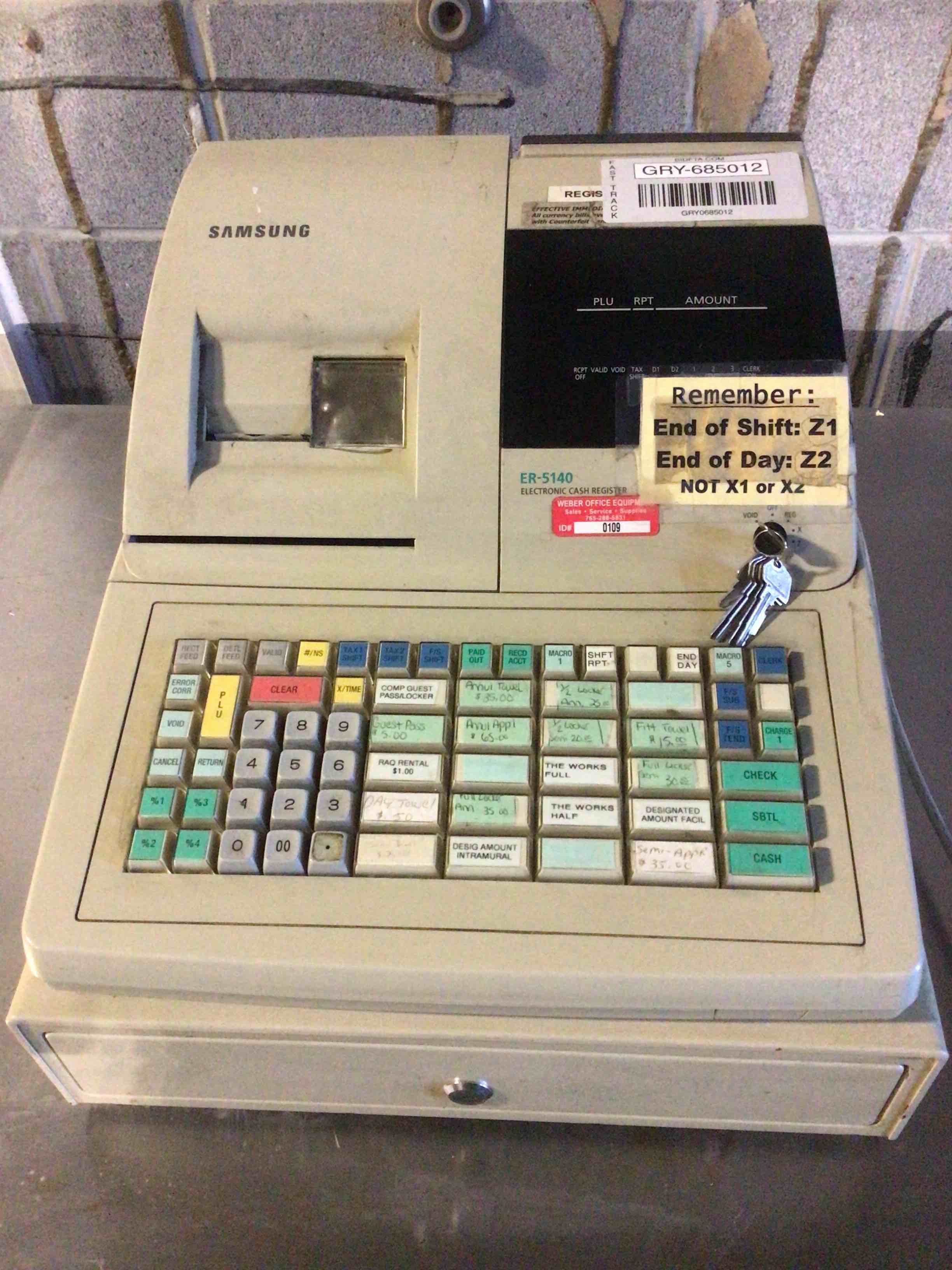 Samsung ER-5140 Electronic Cash Register