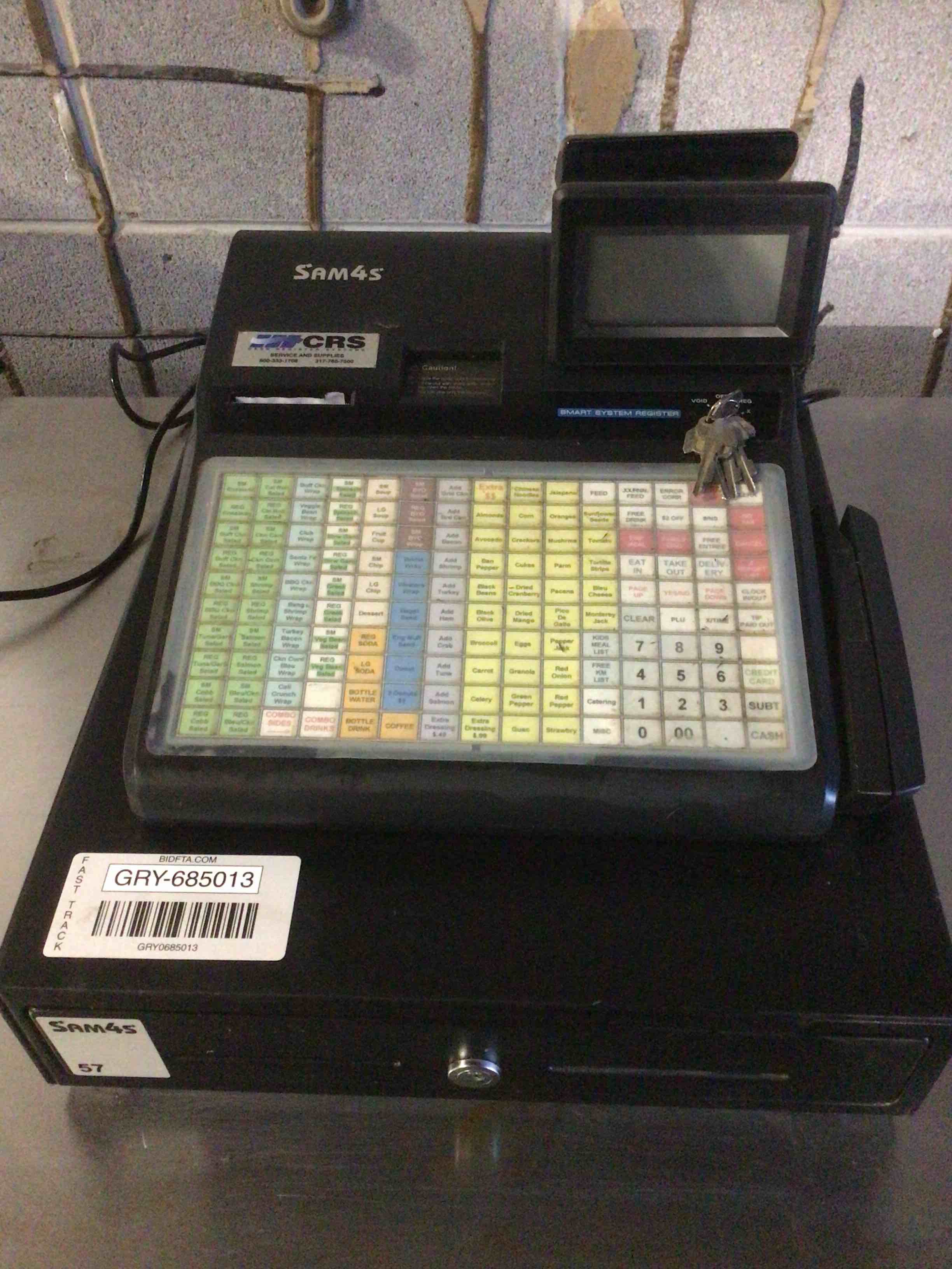 Sam4S SPS-340 Smart System Register w/ Credit Card Reader