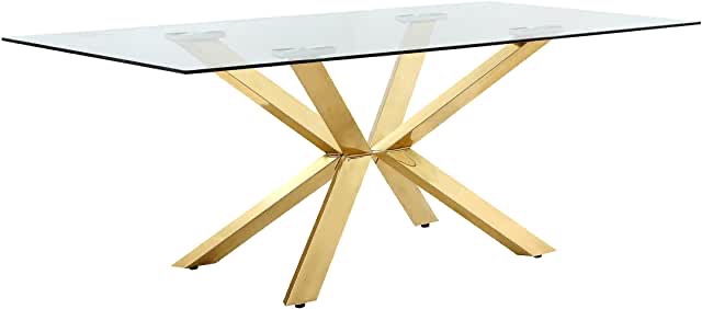 Meridian Furniture 716 Gold Dining Table Base 