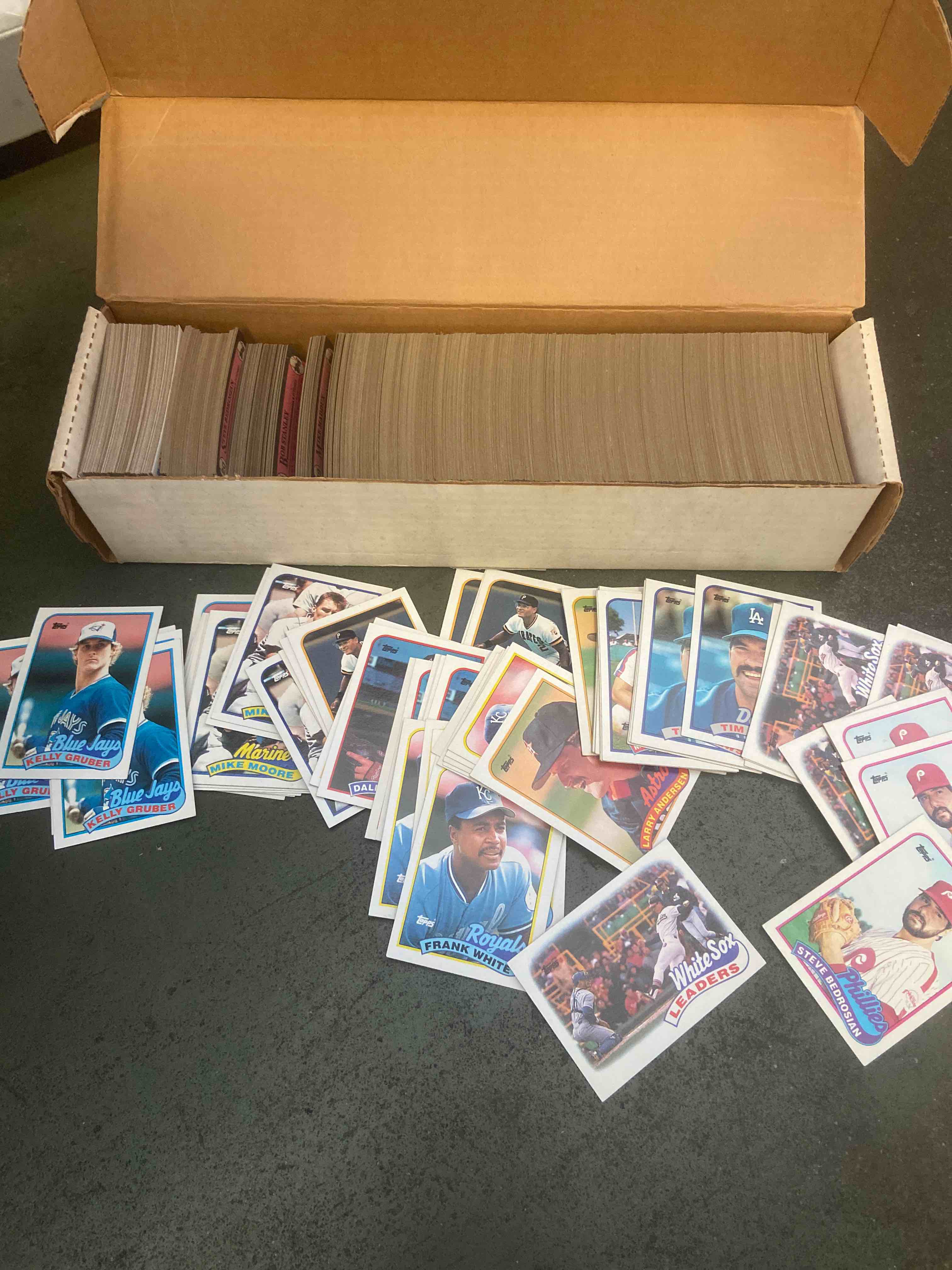 over 200 randomly assorted topps baseball cards! winner takes all!