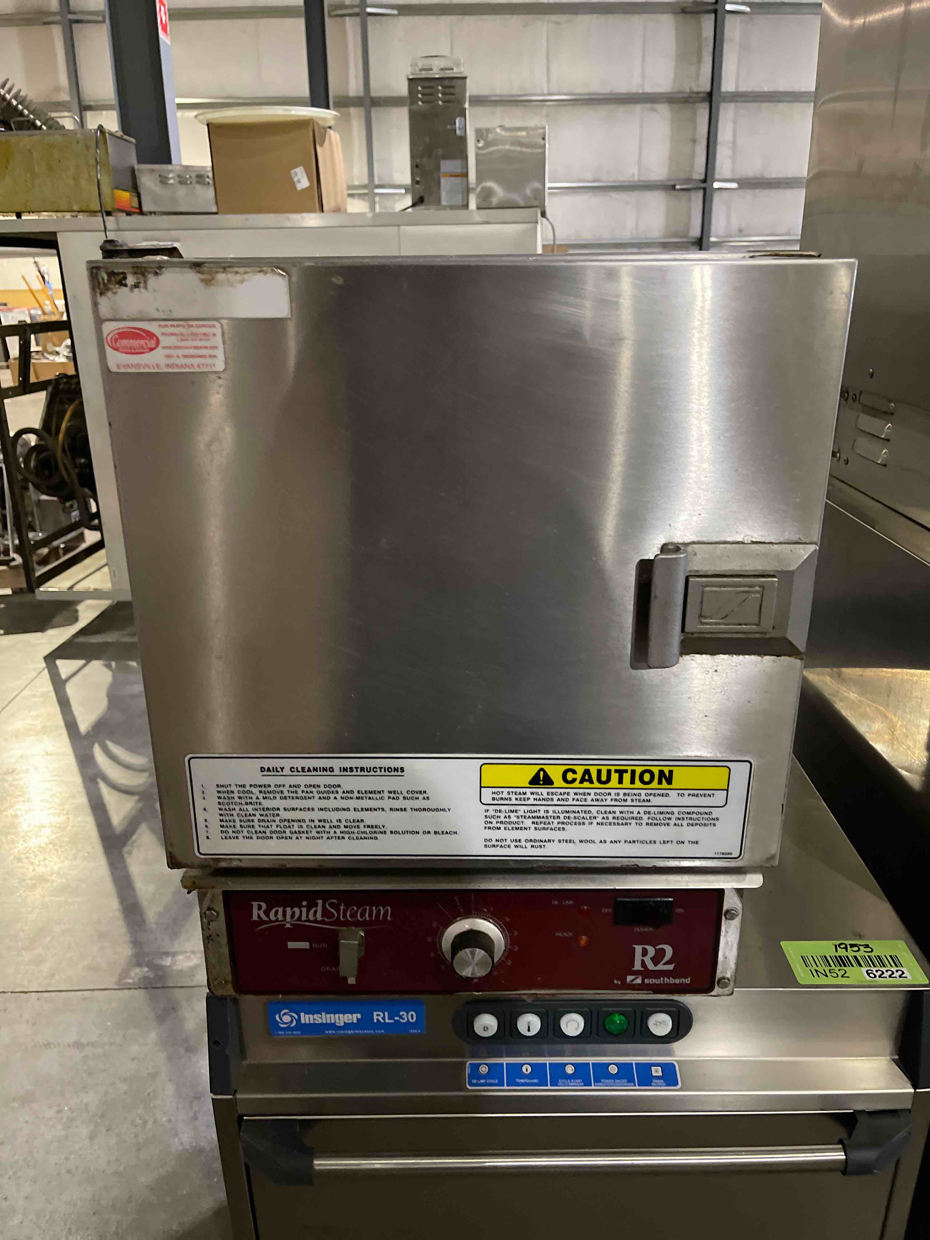 SOUTHBEND RAPID STEAM COUNTERTOP ELECTRIC STEAMER