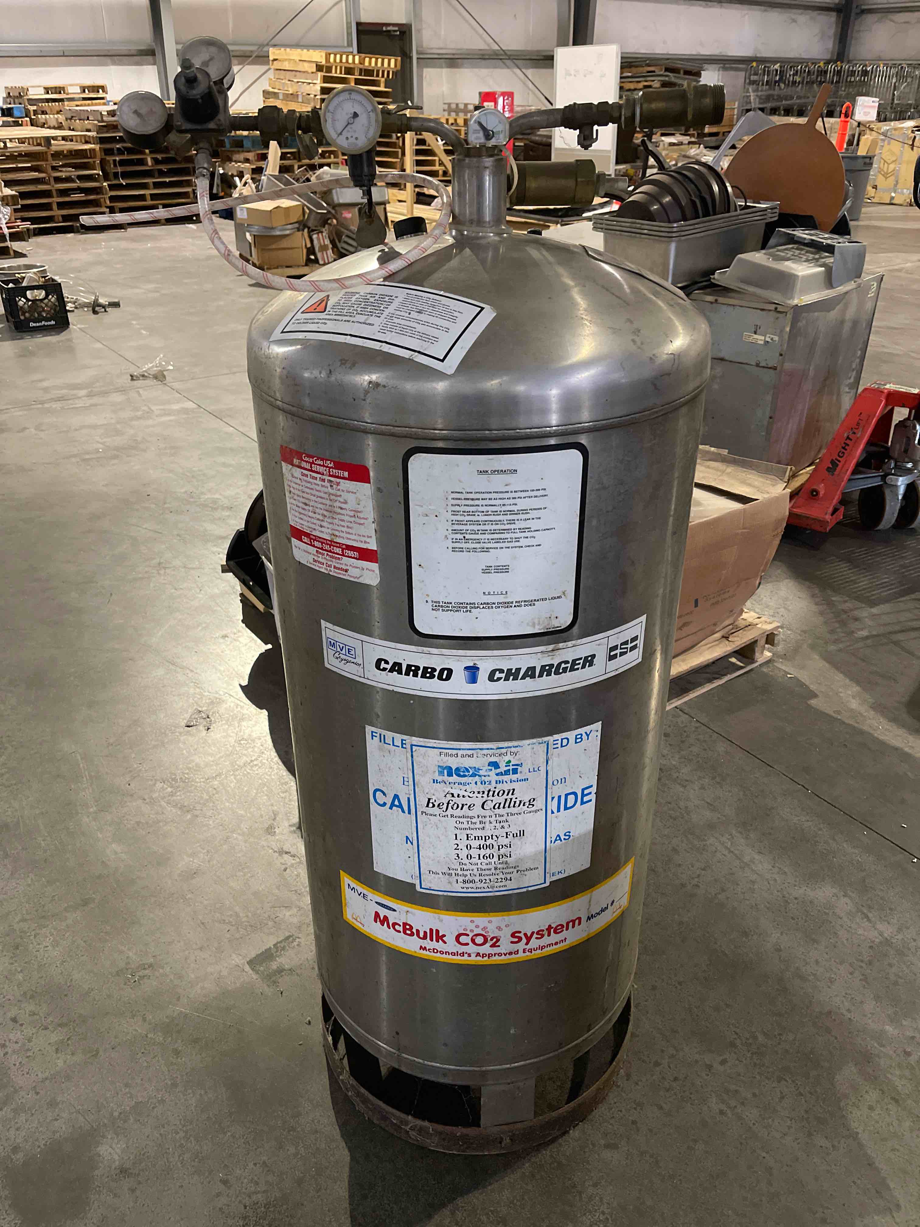 MVE CARBO CHARGER BULK CO2 TANK