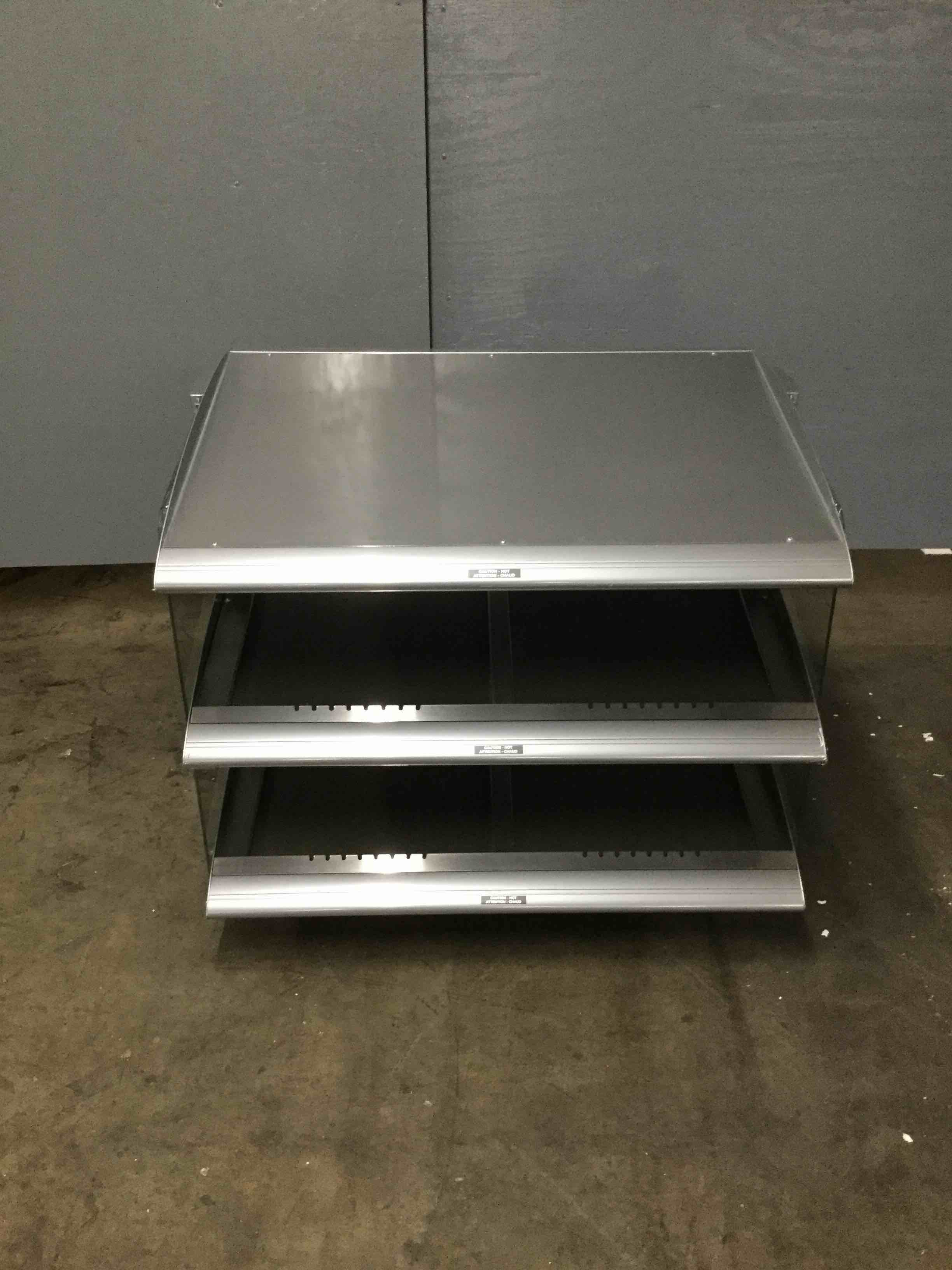 HATCO 32 INCH 2 TEIR SELF SERVE COUNTER TOP HEATED MERCHANDISER