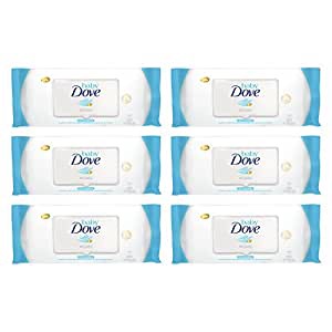 Baby Dove Wipes, Rich Moisture, 30 ct, Pack of 6