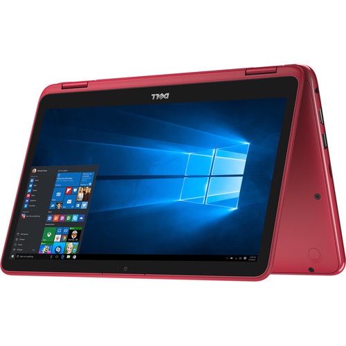 Dell 11.6" Inspiron 11 3000 Series Multi-Touch 2-in-1 Notebook (Red) WON’T POWER UP  UNTESTED