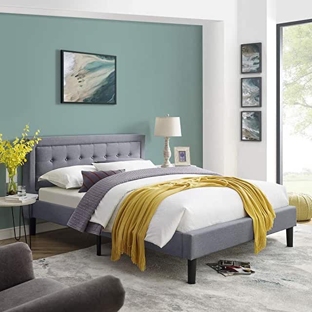 full size bed, version 6.1, light gray