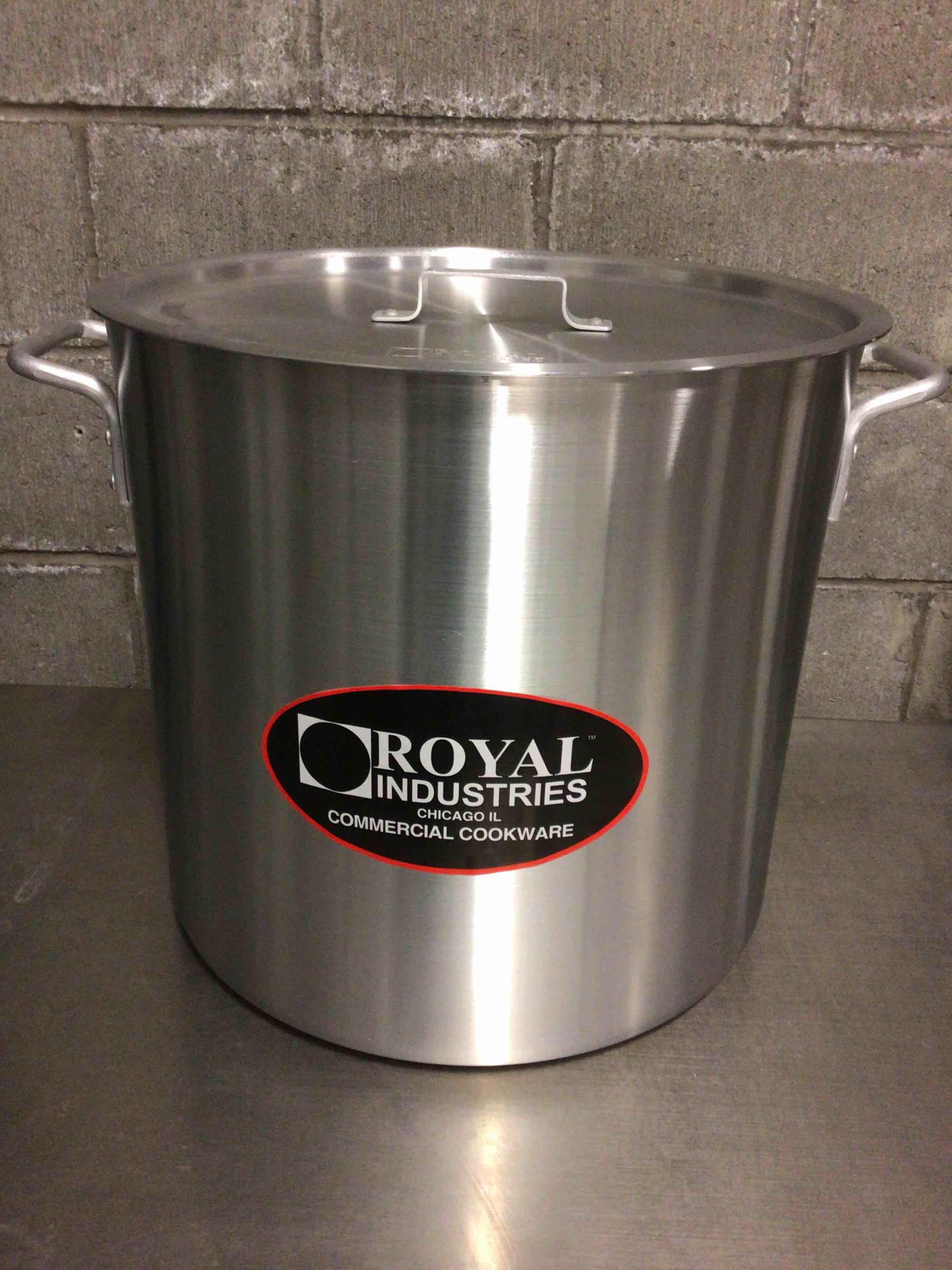 Royal Industries 50 Qt Stock Pot w/ Lid