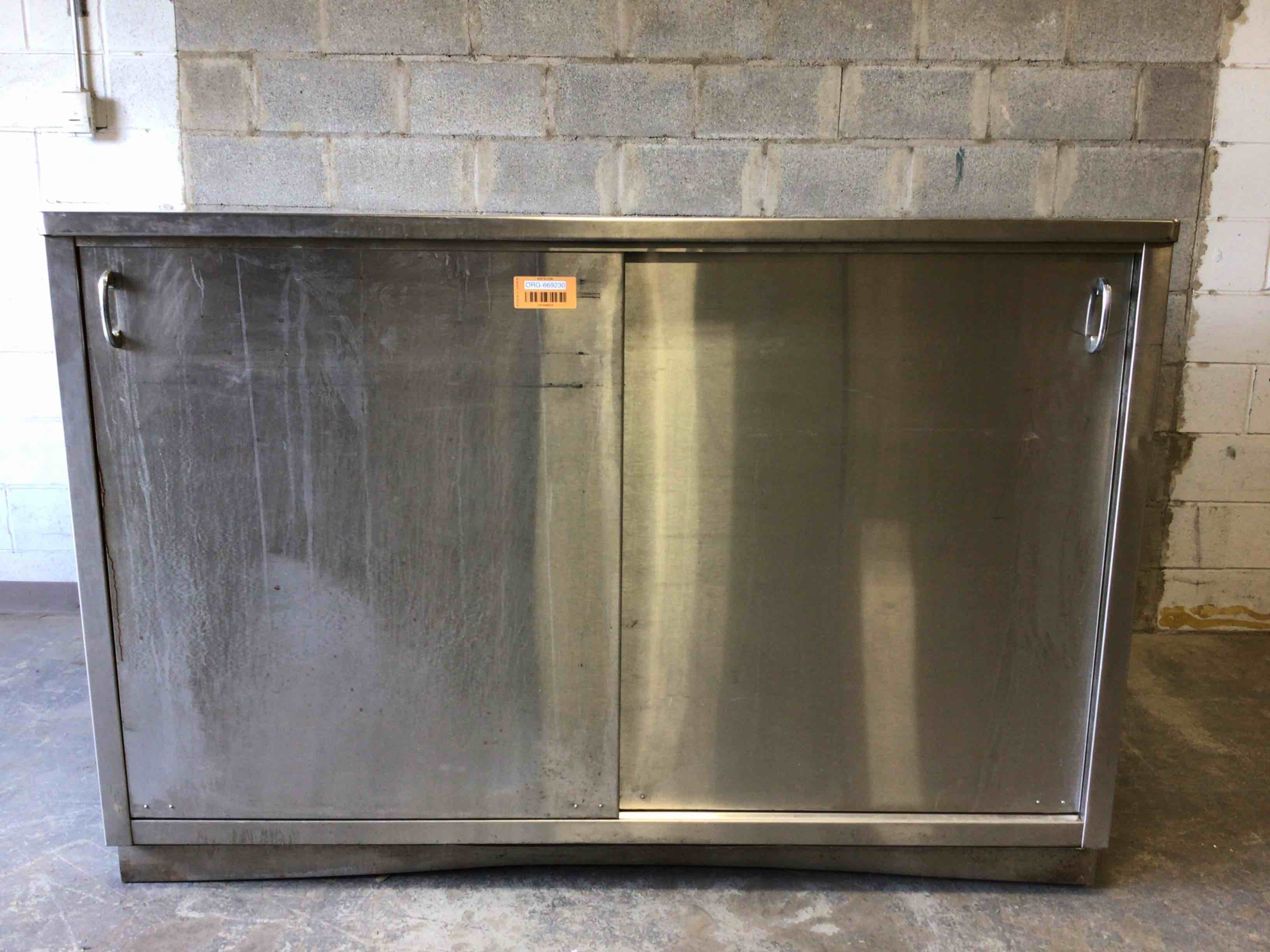 Stainless Steel Island Cabinet - 72” x 24” x 48”