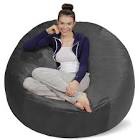 5ft bean bag skin sofa -incomplete missing cover