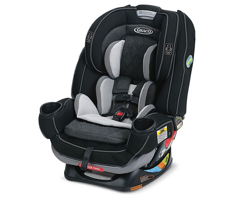 Graco 4Ever Extend2Fit Platinum All-in-One Convertible Car Seat - Shale