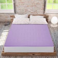 Purple memory foam mattress topper