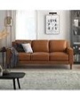 DHP BRYNN 3 SEATER SOFA, CAMEL VELVET 