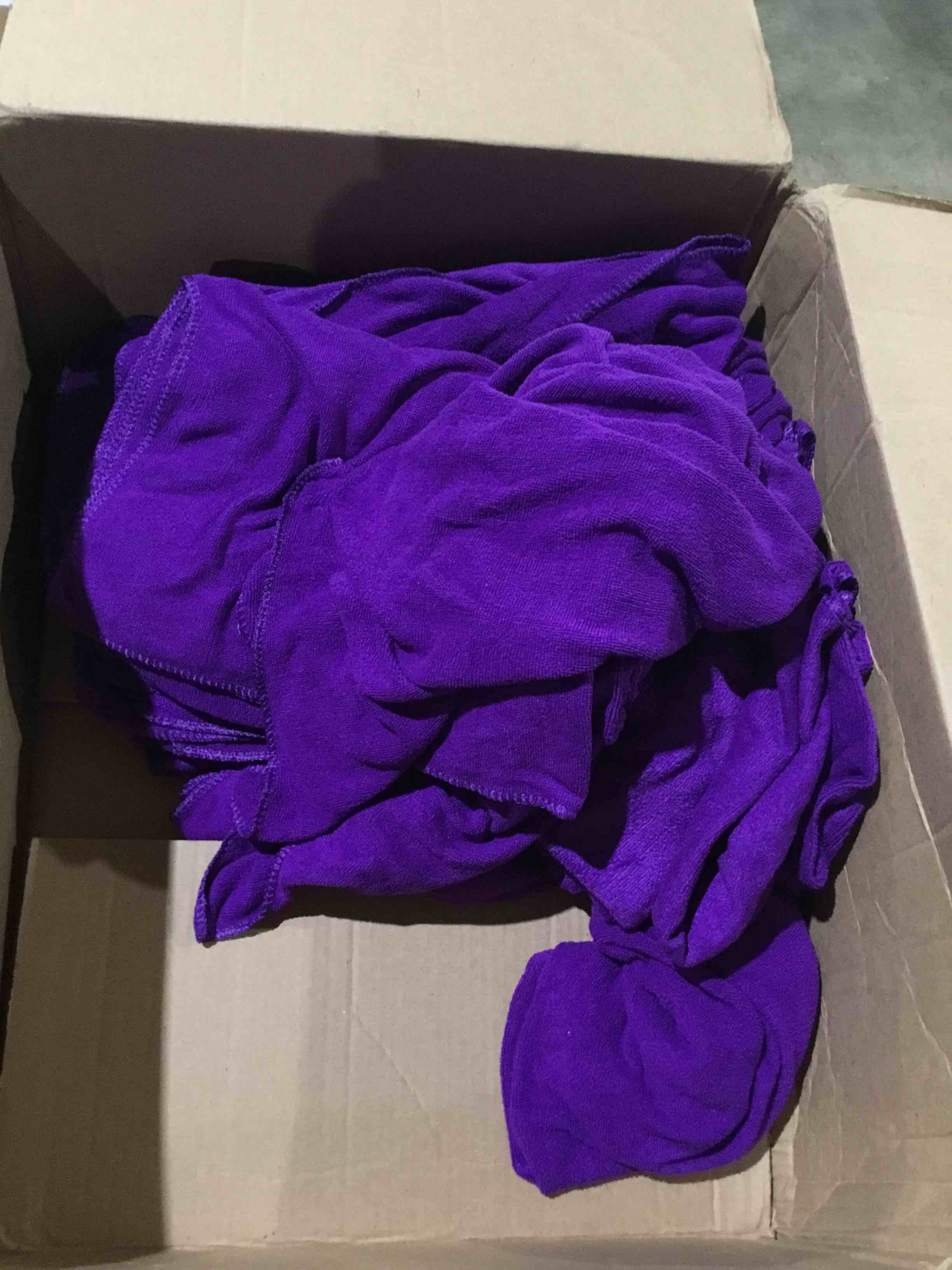( 25 purple Microfiber towels