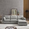 2 Pieces L shaped Sofa Sectional with thick cuhsions